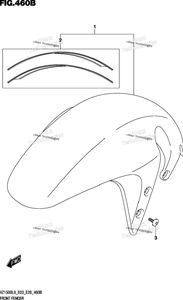 Нажмите для увеличения Front Fender 460B