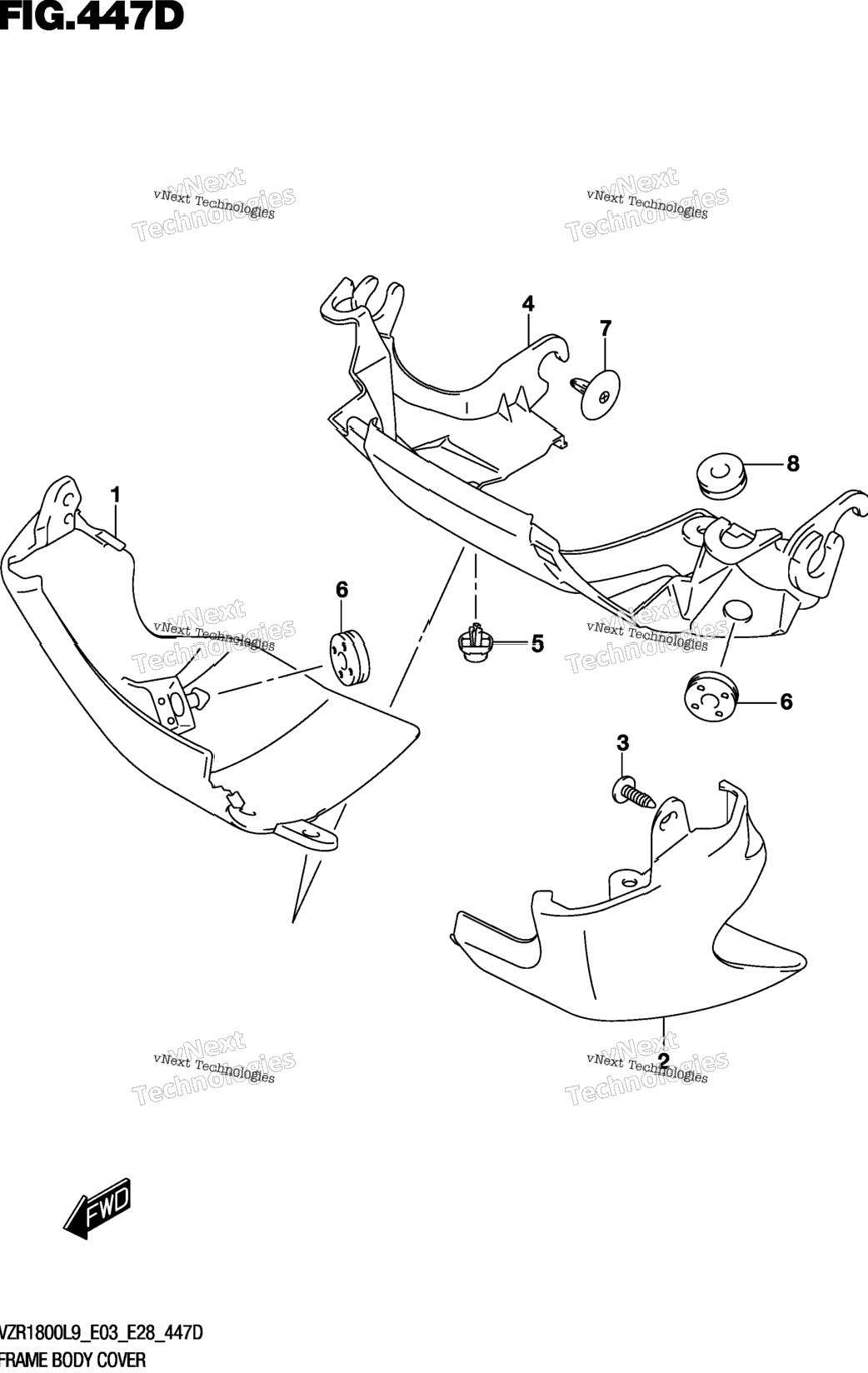 Frame Body Cover (Vzr1800bzl9 E33)