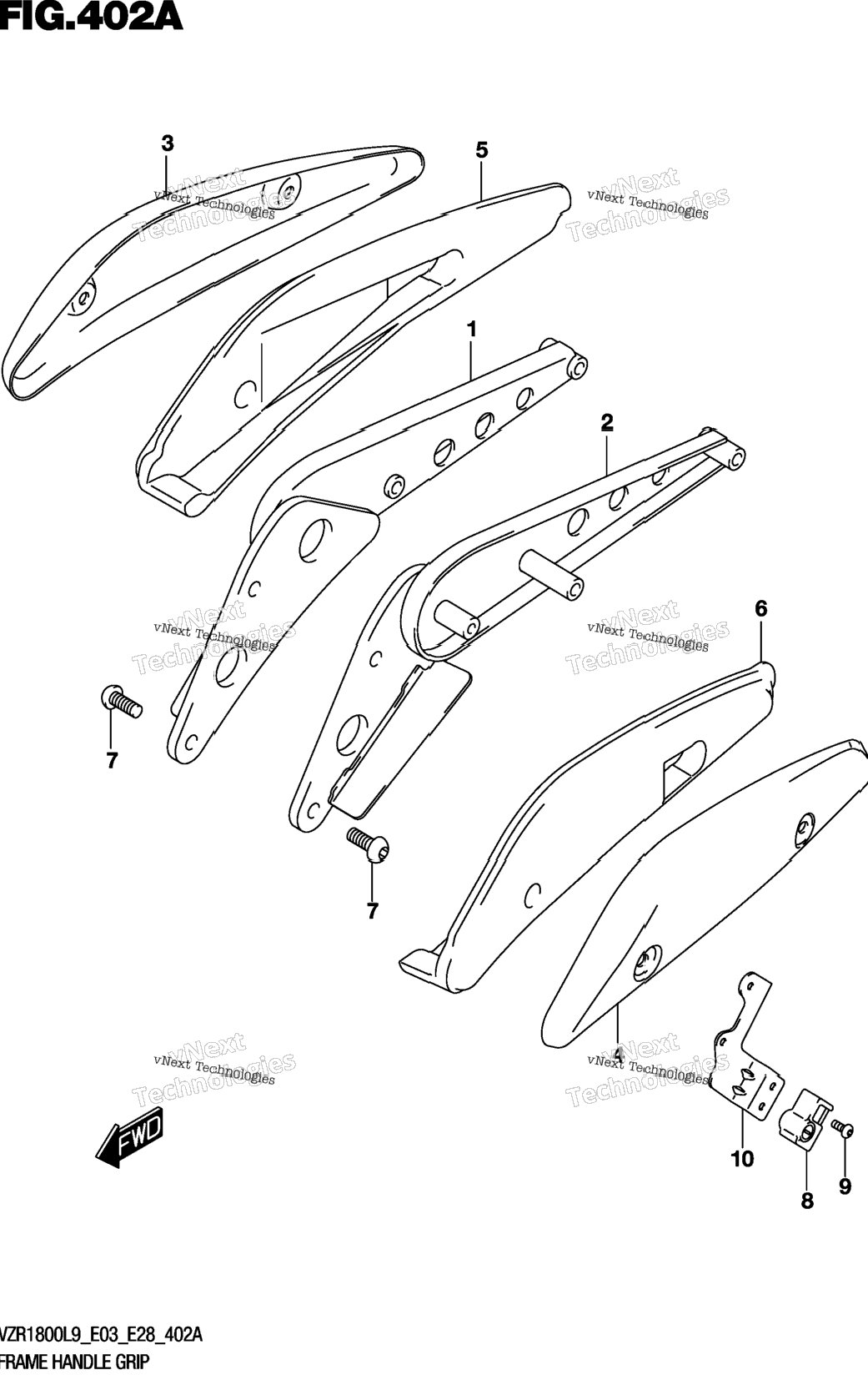 Frame Handle Grip (Vzr1800l9 E28)