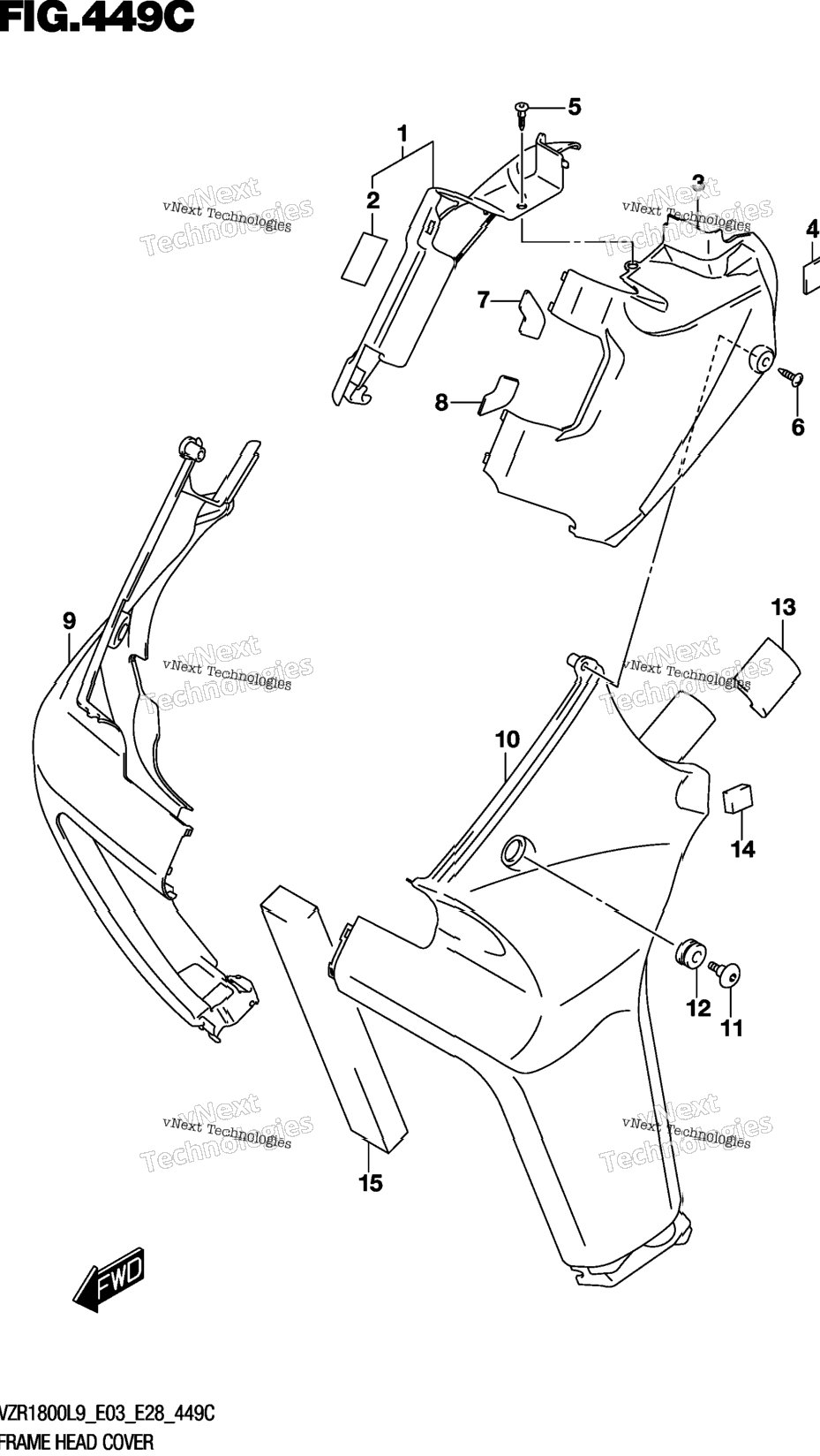 Frame Head Cover (Vzr1800bzl9 E28)
