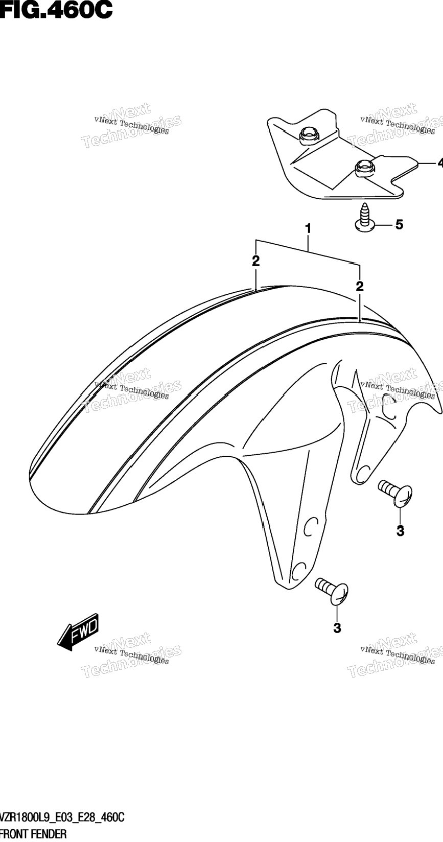 Front Fender (Vzr1800bzl9 E03) (Av4)