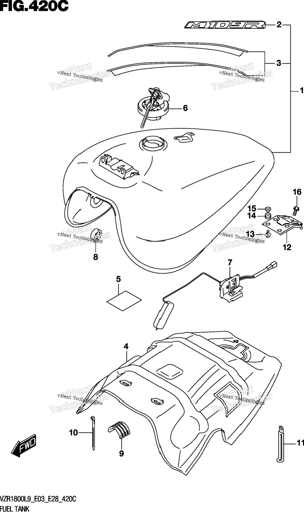 Fuel Tank (Vzr1800bzl9 E03) (Av4)