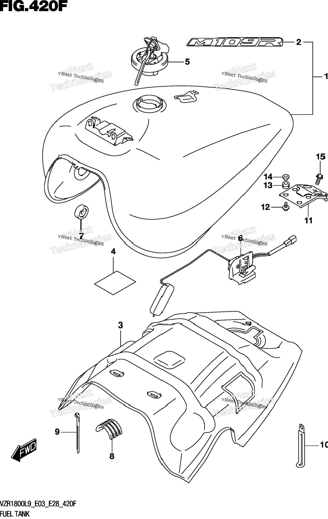 Fuel Tank (Vzr1800bzl9 E33) (Ajp)