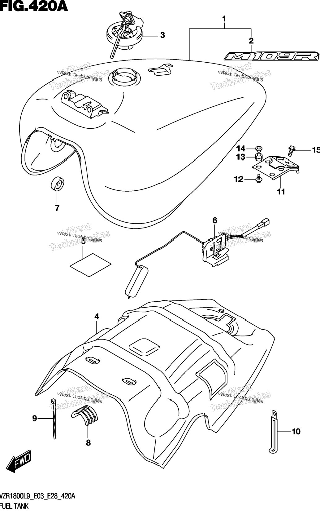 Fuel Tank (Vzr1800l9 E28)