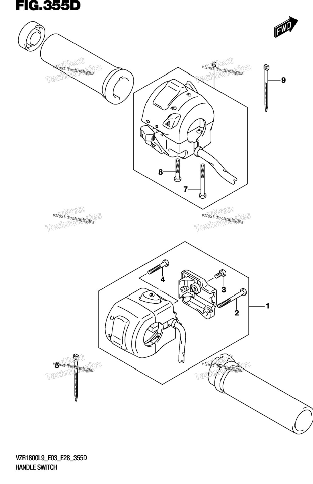 Handle Switch (Vzr1800bzl9 E33)
