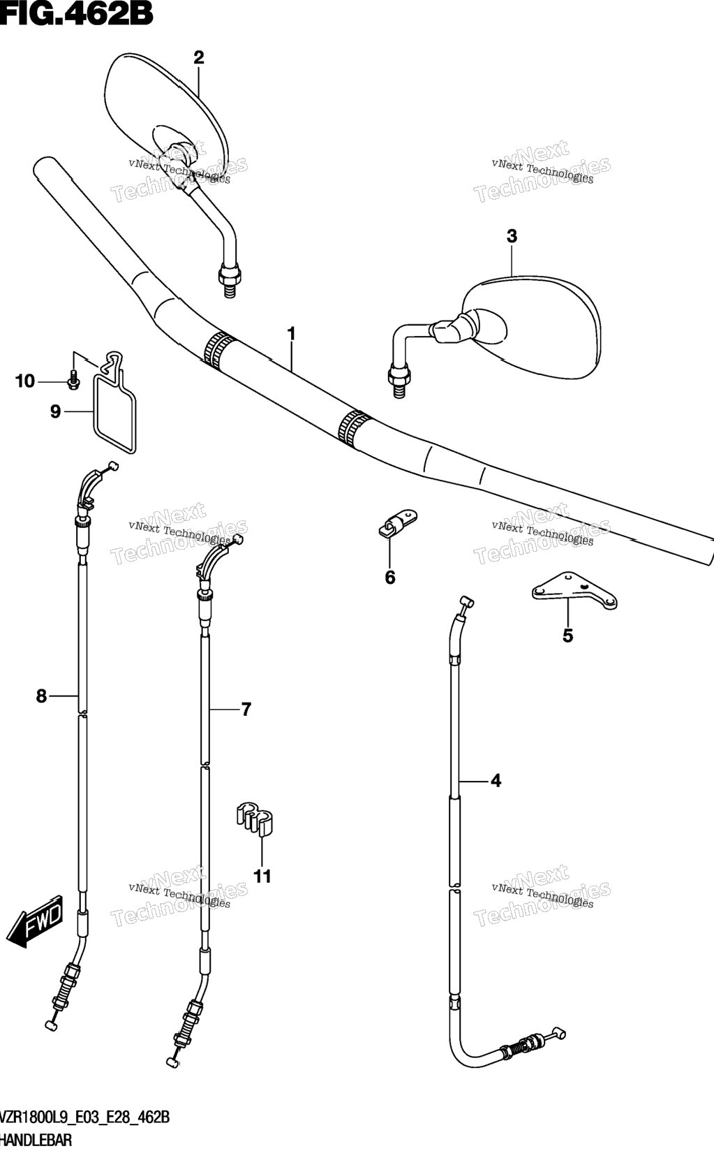 Handlebar (Vzr1800bzl9 E03)