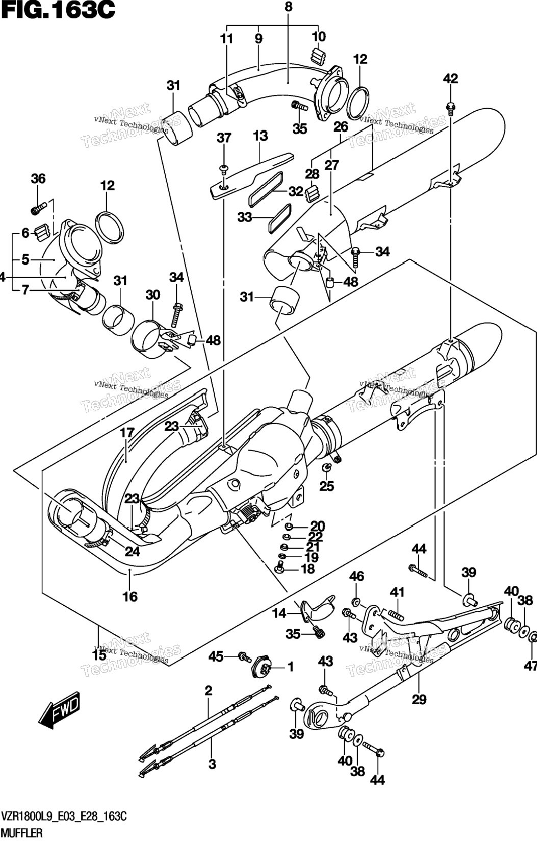 Muffler (Vzr1800bzl9 E28)