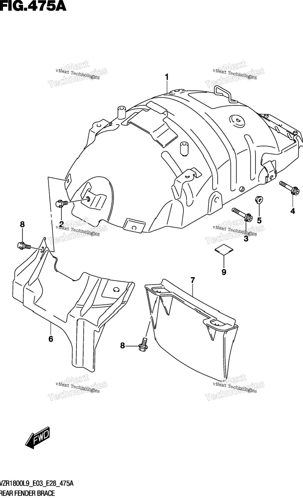 Rear Fender Brace