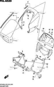 Нажмите для увеличения Headlamp Cover (Vzr1800bzl9 E28) (Ajp)