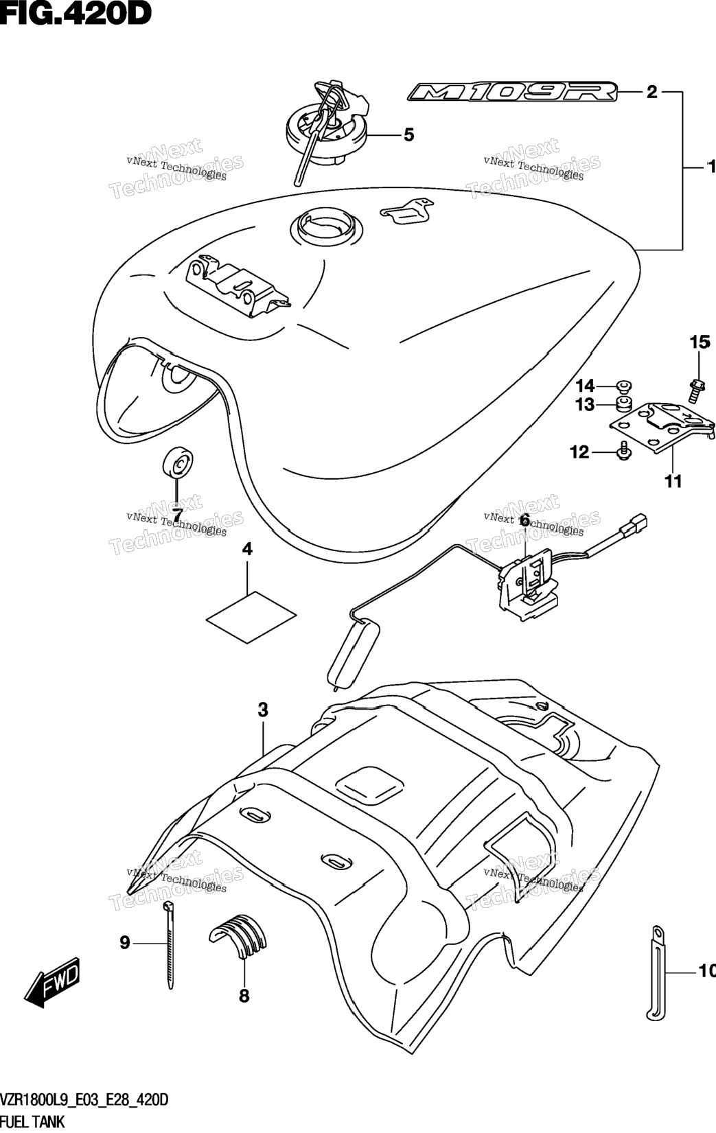 Fuel Tank (Vzr1800bzl9 E28) (Ajp)