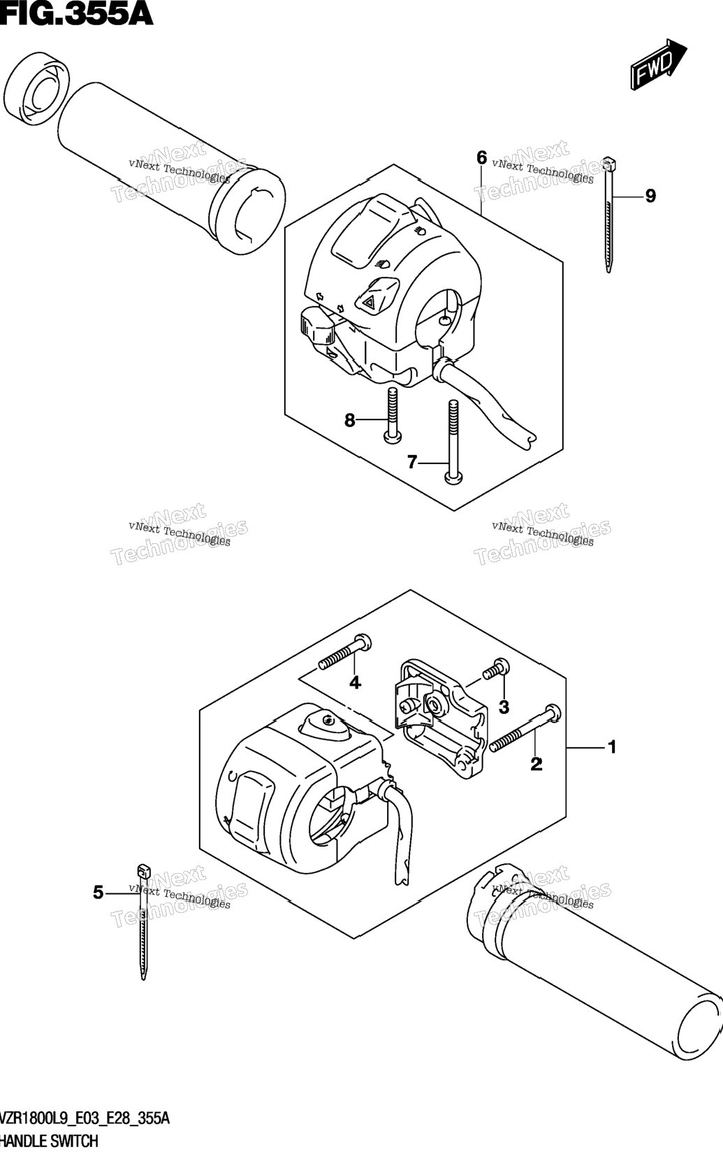 Handle Switch (Vzr1800l9 E28)