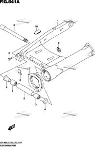 Нажмите для увеличения Rear Swingingarm