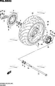 Нажмите для увеличения Rear Wheel (Vzr1800bzl9 E28)