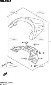 Нажмите для увеличения Seat Tail Box (Vzr1800l9 E28)