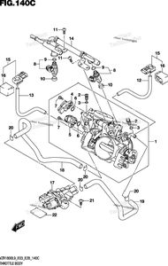Нажмите для увеличения Throttle Body (Vzr1800bzl9 E28)