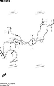 Front Brake Hose (Gsx-R1000ra,Gsx-R1000rza)