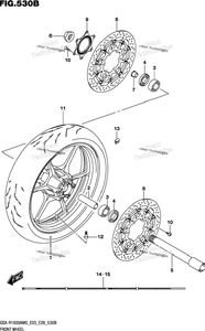 Нажмите для увеличения Front Wheel (Gsx-R1000a)