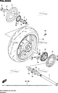 Нажмите для увеличения Rear Wheel (Gsx-R1000ra)