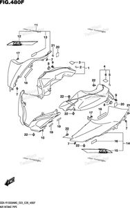 Нажмите для увеличения Air Intake Pipe (Gsx-R1000rza)