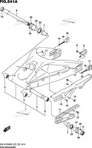 Нажмите для увеличения Rear Swingingarm (Gsx-R1000ra,Gsx-R1000rza)
