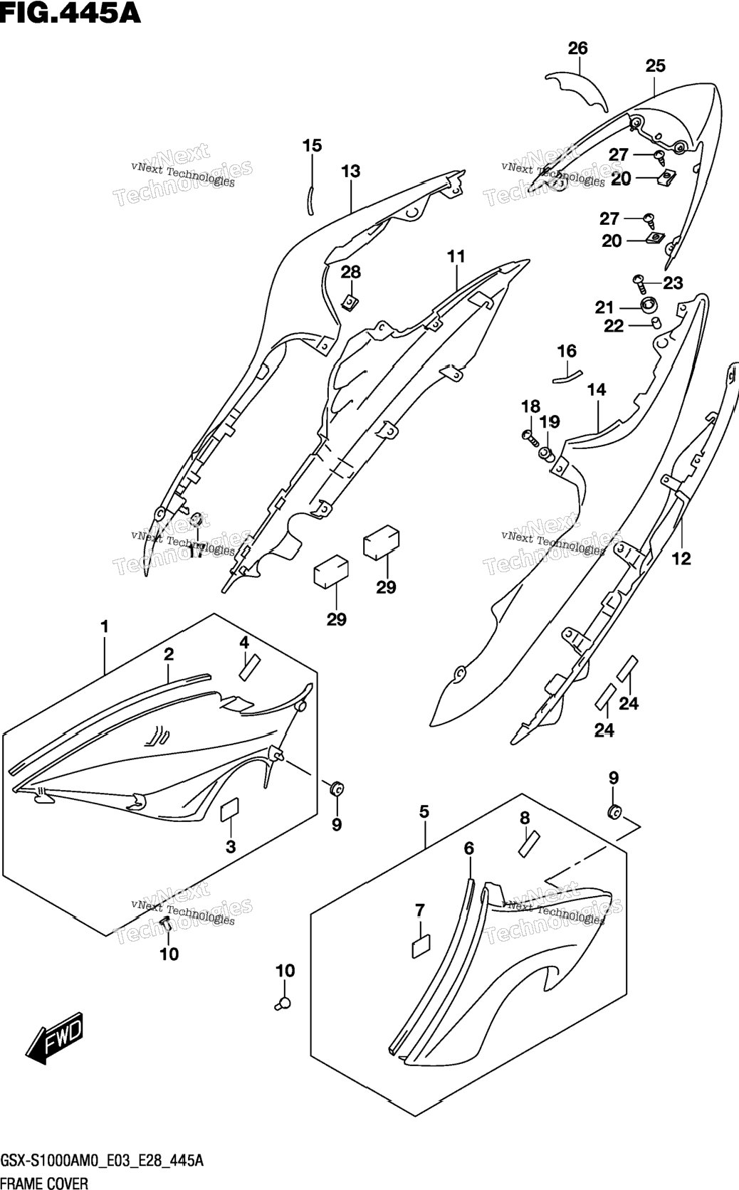 Frame Cover (Gsx-S1000a)