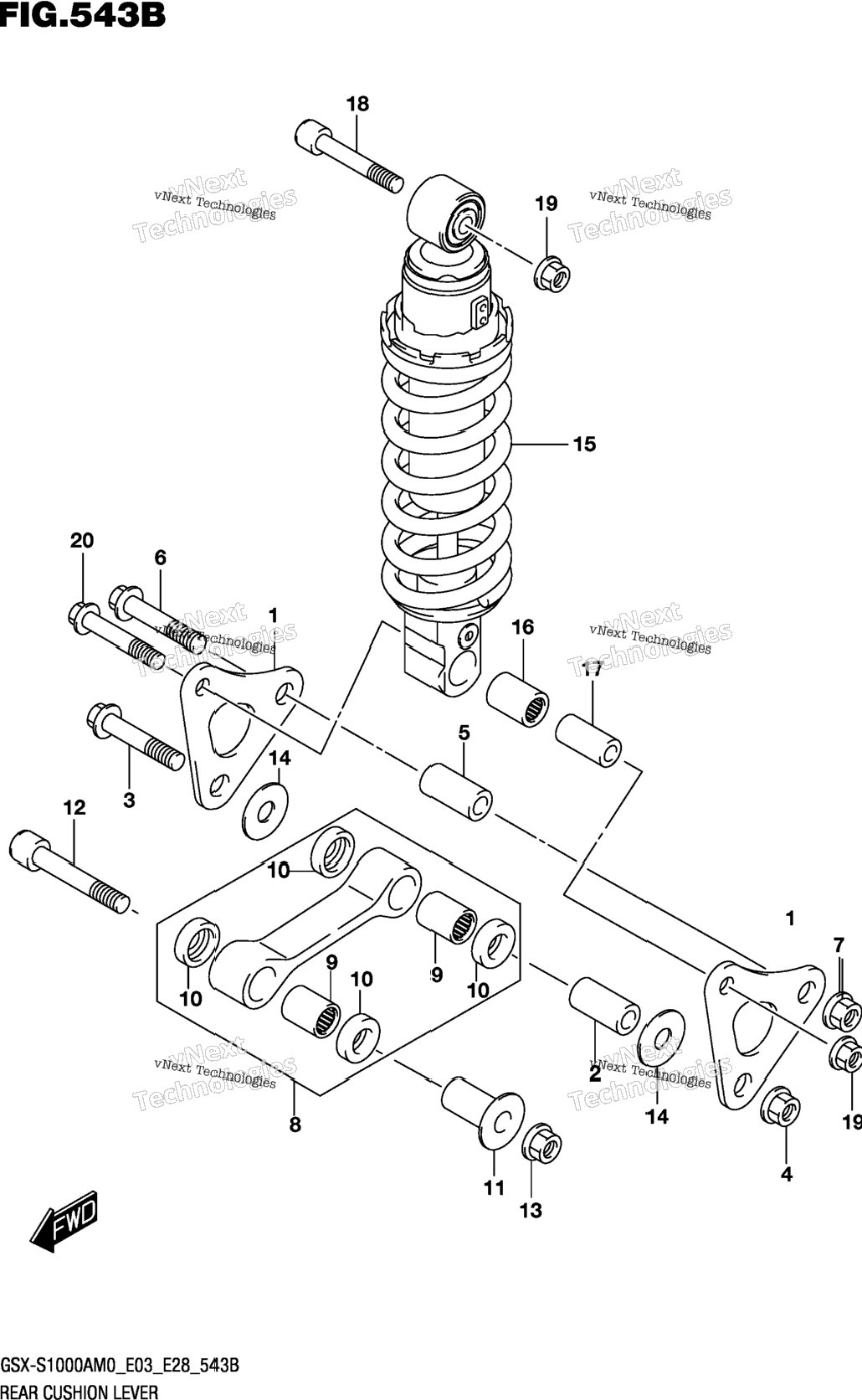 Rear Cushion Lever