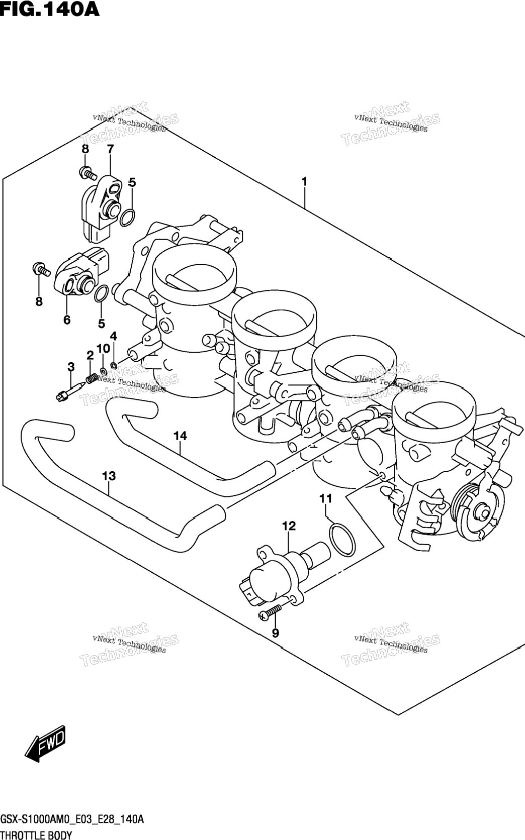 Throttle Body (E03,E28)