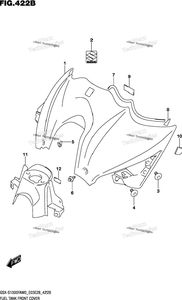 Нажмите для увеличения Fuel Tank Front Cover (E28)