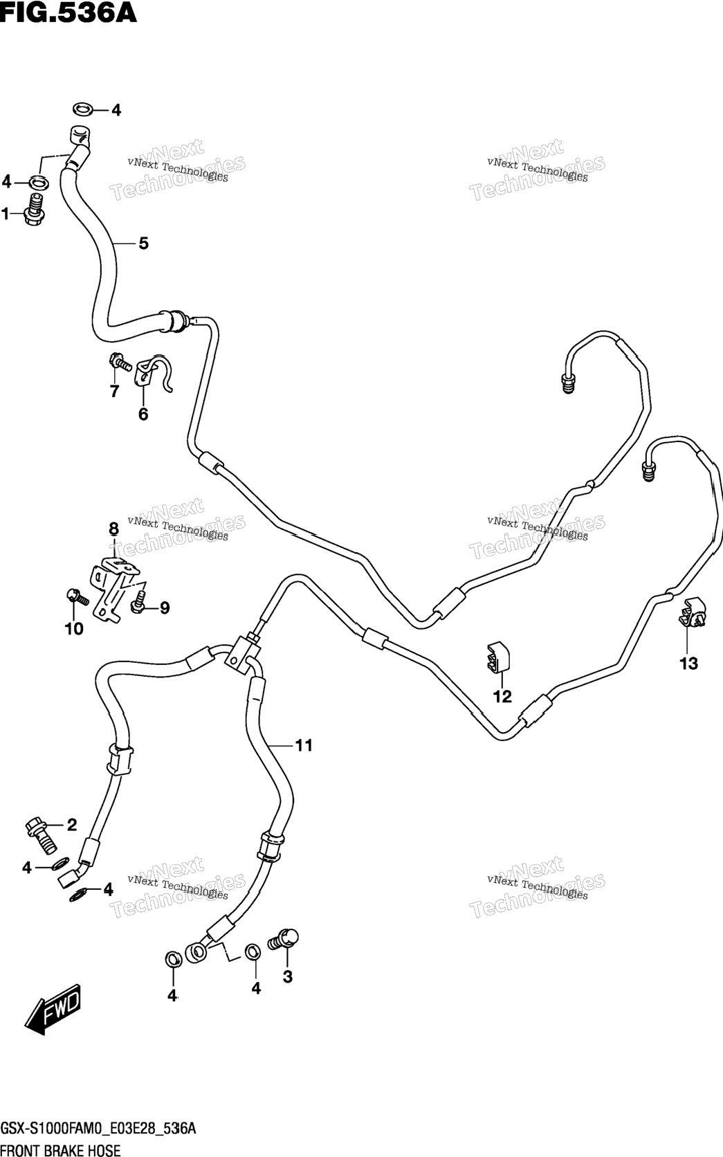 Front Brake Hose