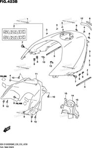 Fuel Tank Cover (E33)