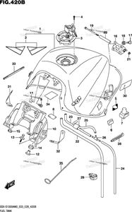 Нажмите для увеличения Fuel Tank (Gsx-S1000za) 420B