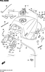 Нажмите для увеличения Fuel Tank (Gsx-S1000za) 420D