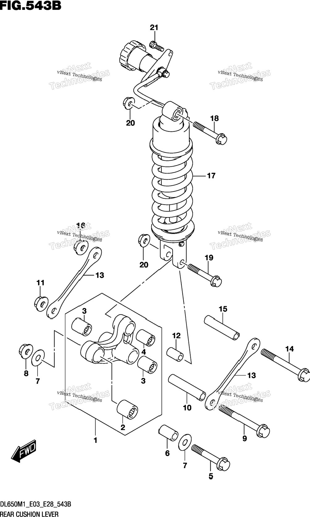 Rear Cushion Lever