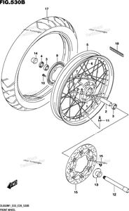 Front Wheel (Dl650xa)