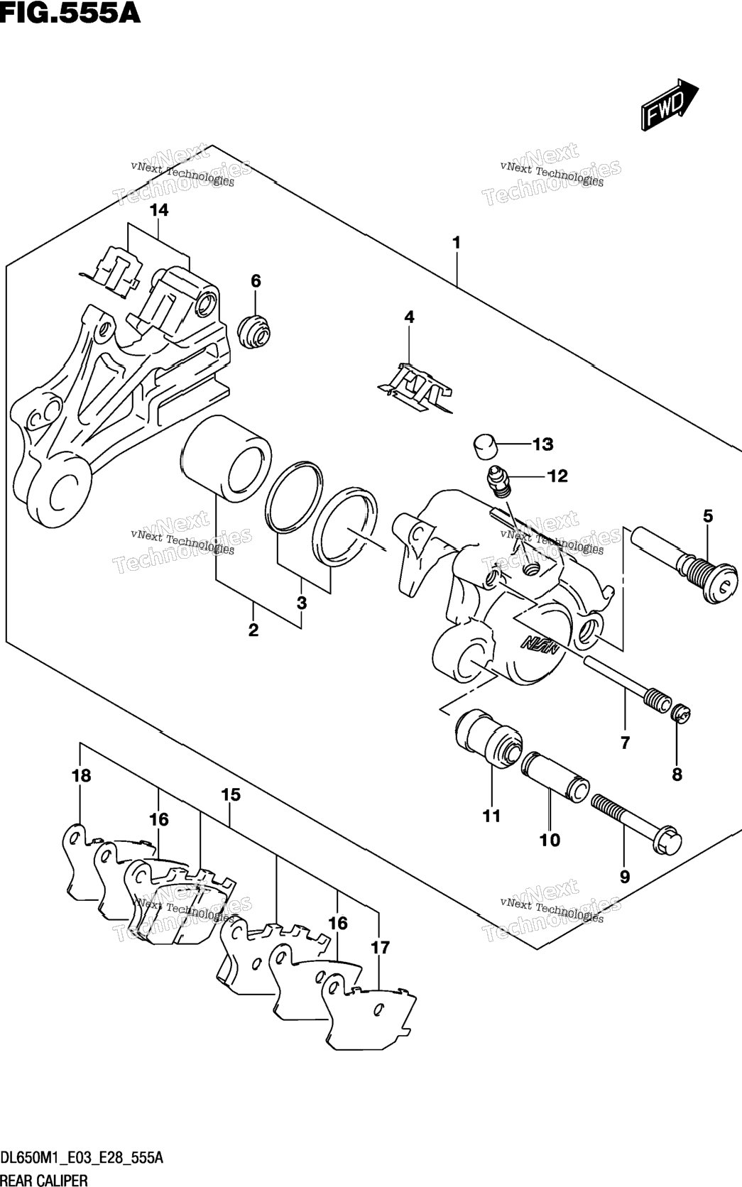 Rear Caliper