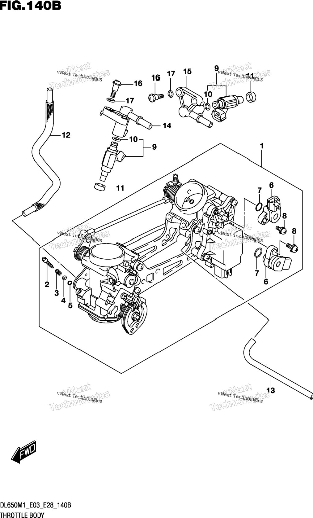 Throttle Body ((E03,E28))