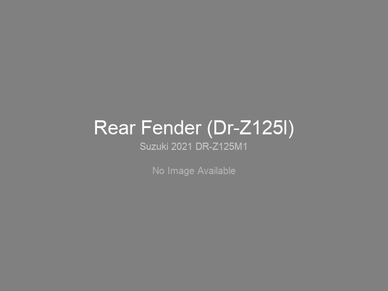 Rear Fender (Dr-Z125l)