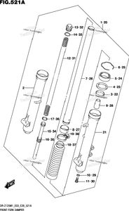 Нажмите для увеличения Front Fork Damper (Dr-Z125)