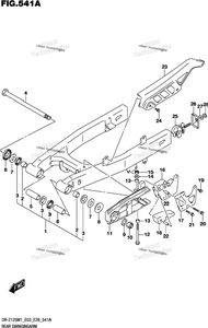 Нажмите для увеличения Rear Swingingarm (Dr-Z125l)