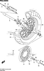 Front Wheel (Dr-Z400sm)