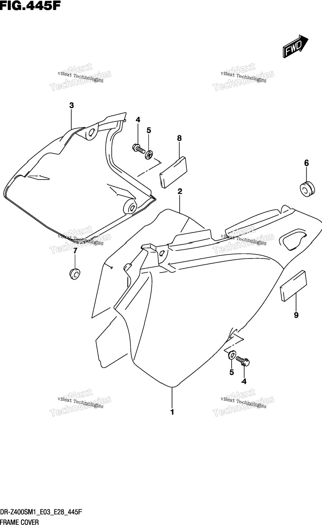 Frame Cover (Dr-Z400s:E33)