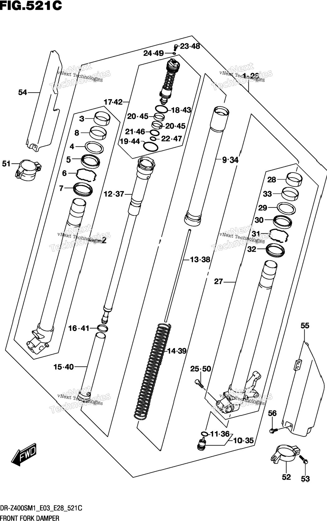 Front Fork Damper (Dr-Z400sm)