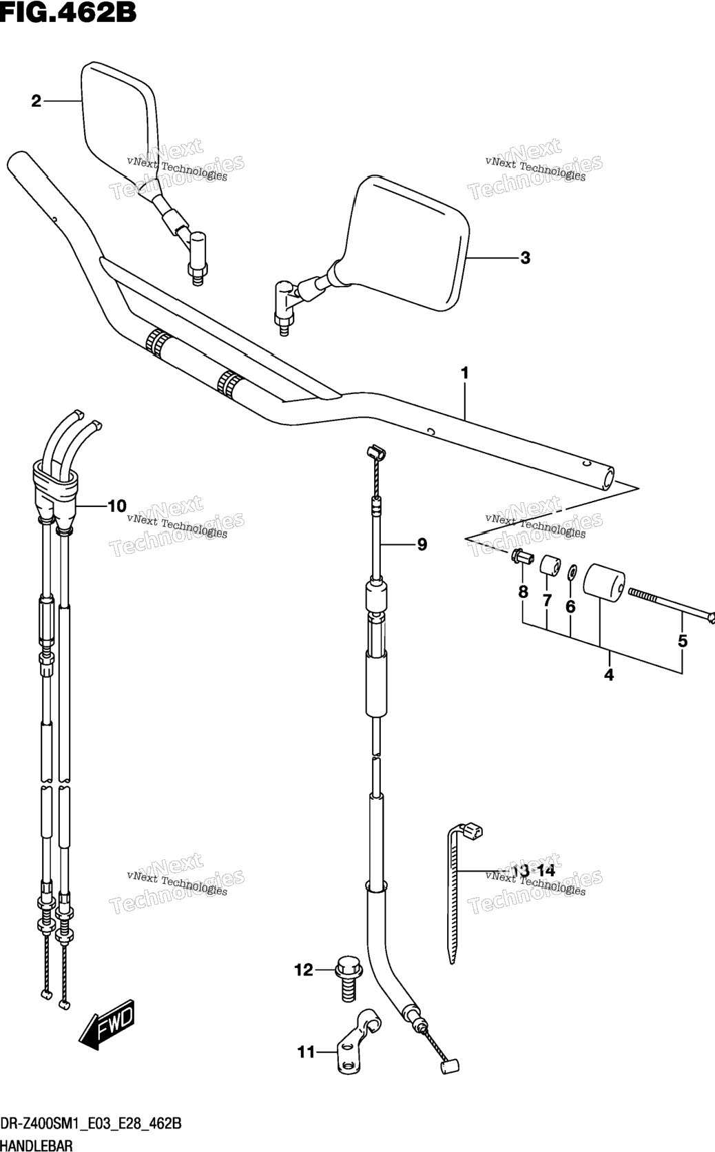 Handlebar (Dr-Z400s)