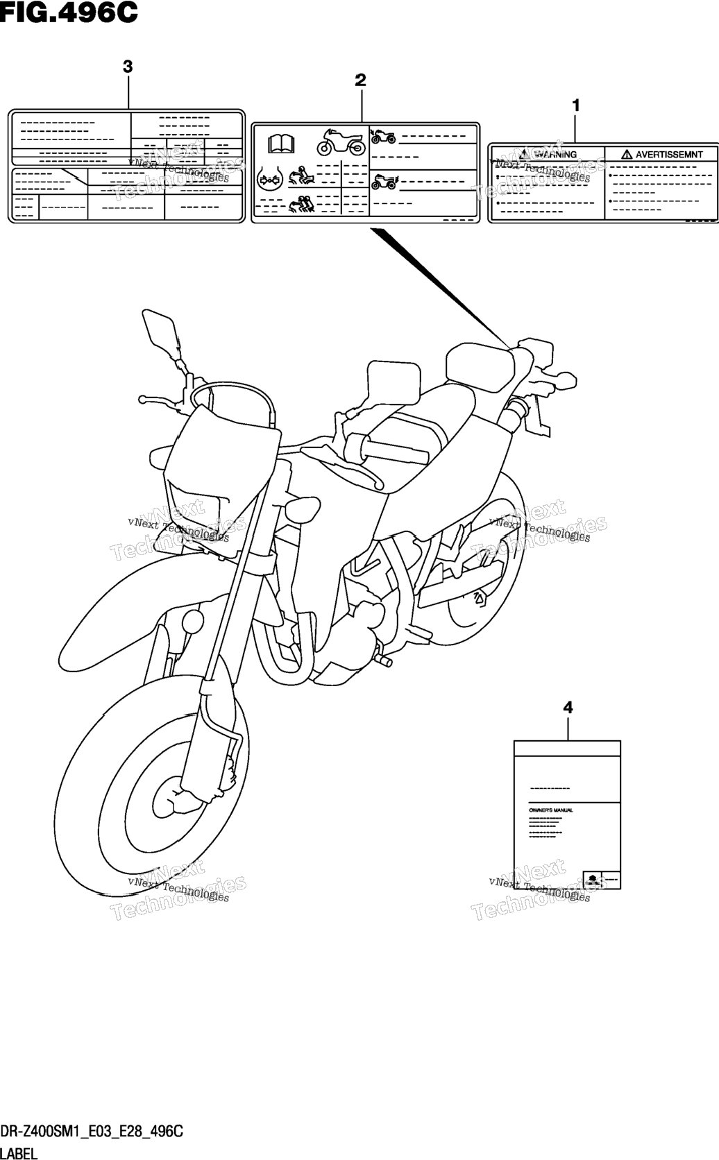 Label (Dr-Z400s:E28)