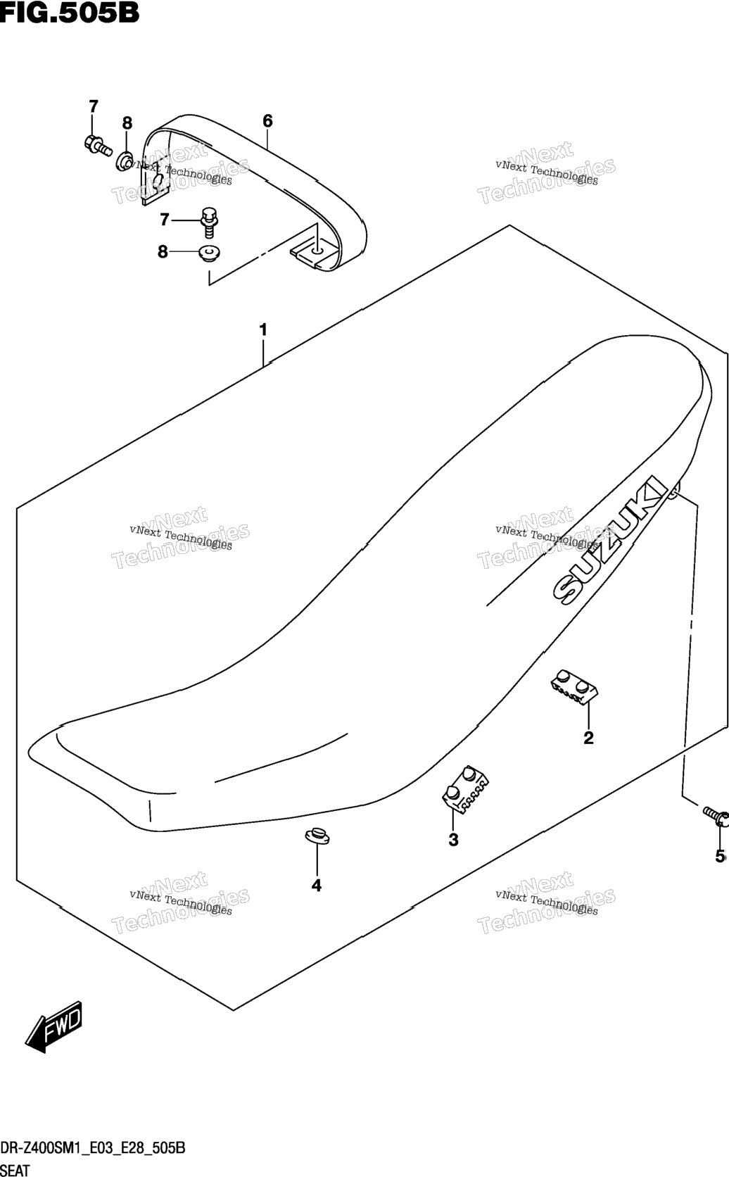 Seat (Dr-Z400s)
