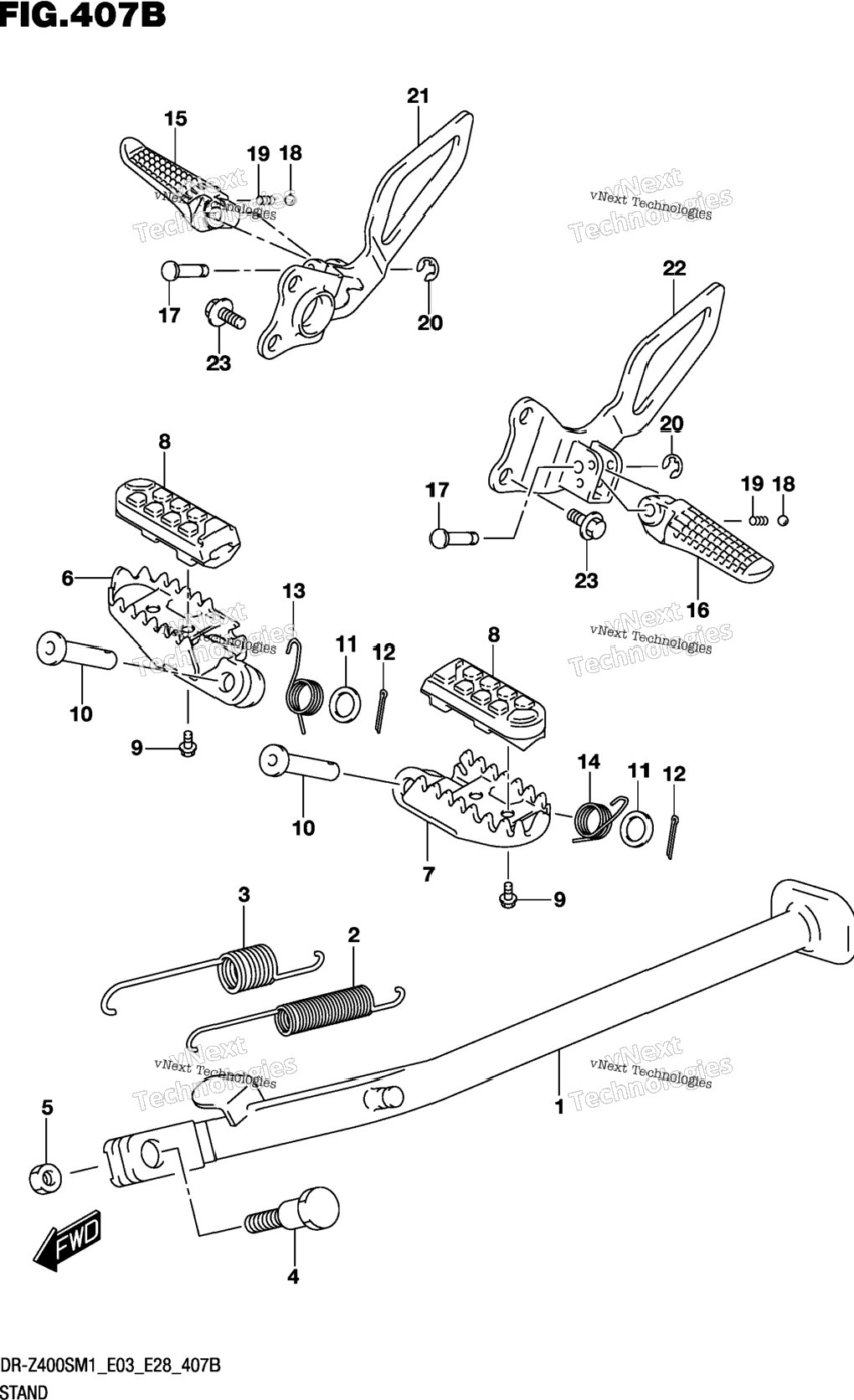 Stand (Dr-Z400s)
