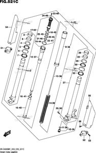 Front Fork Damper (Dr-Z400sm)
