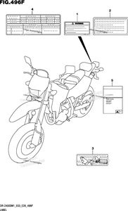 Нажмите для увеличения Label (Dr-Z400sm:E33)