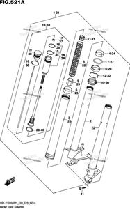 Нажмите для увеличения Front Fork Damper (Gsx-R1000a,Gsx-R1000za)