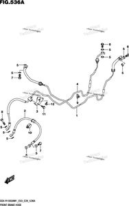 Front Brake Hose (Gsx-R1000a,Gsx-R1000za)